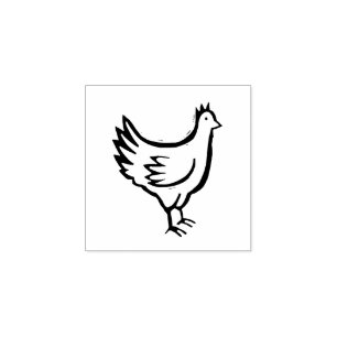Tampons Encreurs Timbre de repas de poulet do-it-yourself Mariage F