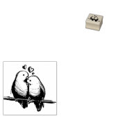 Tampons Encreurs Timbre de Rubbir Inséparables (Tamponné)