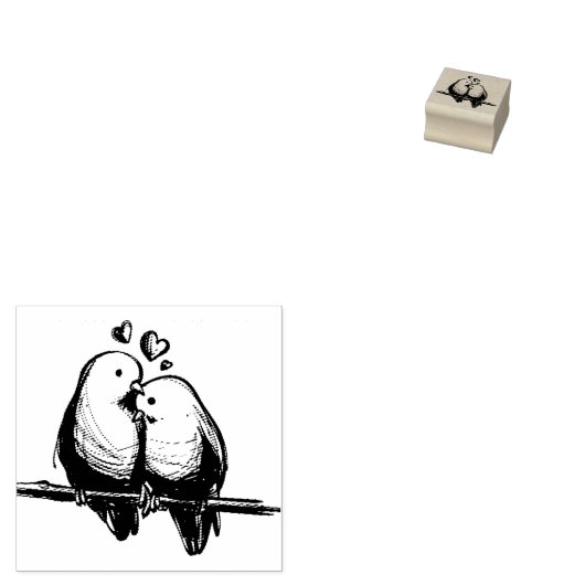 Tampons Encreurs Timbre de Rubbir Inséparables (Tamponné)