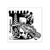 Tampons Encreurs Timbre de typographie B (Barcelone : Espagne) (Impression)