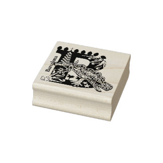 Tampons Encreurs Timbre de typographie B (Barcelone : Espagne)