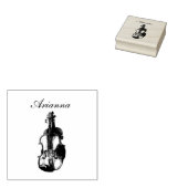 Tampons Encreurs Timbre de violon personnalisable (Tamponné)