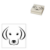 Tampons Encreurs timbre de visage de chien chiot (Tamponné)