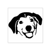 Tampons Encreurs timbre de visage de chien chiot (Impression)