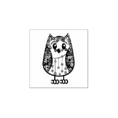 Tampons Encreurs Timbre décoratif en bois de Chouette (Impression)