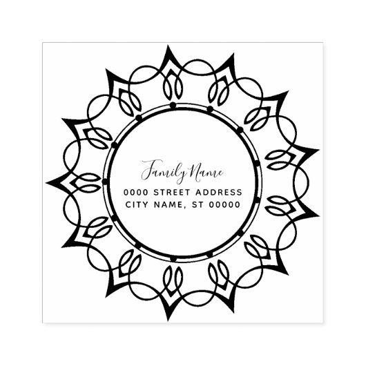 Tampons Encreurs Timbre décoratif en caoutchouc (Impression)