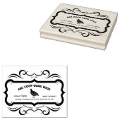 Tampons Encreurs Timbre d'EGG de quille vintage (Tamponné)