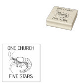 Tampons Encreurs Timbre d'encre de crevette (Tamponné)