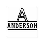 Tampons Encreurs Timbre d'encre Monogramme détendu Moderne (Impression)