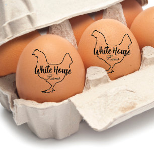 Tampons Encreurs Timbre des oeufs frais de ferme Carton d'oeuf pe
