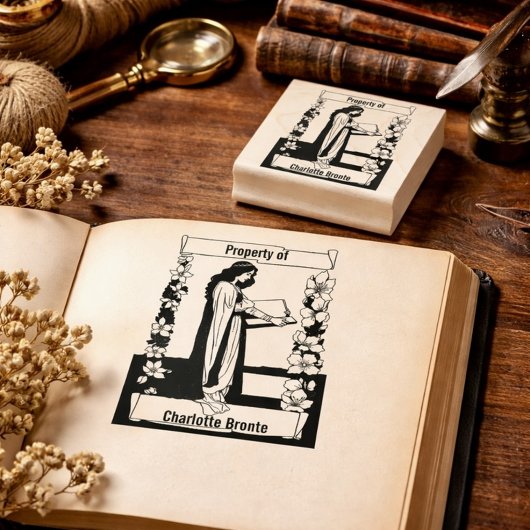 Tampons Encreurs Timbre d'ex-libris littéraire
