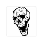 Tampons Encreurs Timbre d'illustration 3 face crâne (Impression)