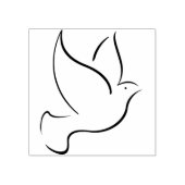 Tampons Encreurs timbre d'illustration de colombe (Impression)