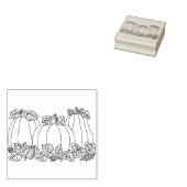 Tampons Encreurs Timbre d'illustration de patch citrouille (Tamponné)