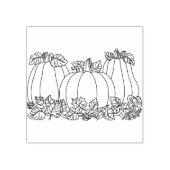 Tampons Encreurs Timbre d'illustration de patch citrouille (Impression)