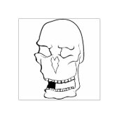 Tampons Encreurs Timbre d'illustration du crâne Homer Simpson (Impression)