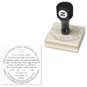 Tampons Encreurs Timbre d'ingrédients personnalisables (Tamponné)