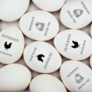 Tampons Encreurs Timbre d'oeuf Ferme familiale, oeufs frais
