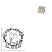 Tampons Encreurs timbre d'oeuf monogramme de la couronne de pâques (Tamponné)