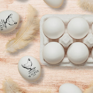 Tampons Encreurs Timbre d'oeuf monogramme moderne