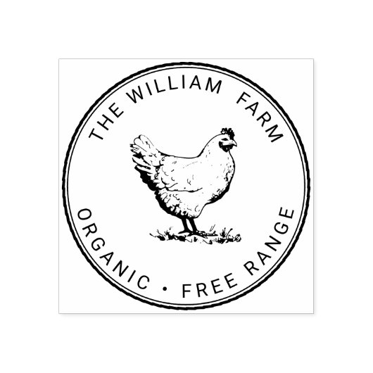 Tampons Encreurs Timbre d'oeuf Vintage personnalisé (Impression)