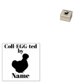 Tampons Encreurs Timbre d'Oeufs pour enfants - Silkie Bantam (Tamponné)