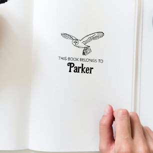 Tampons Encreurs Timbre du livre pour bébés de la chouette des bois