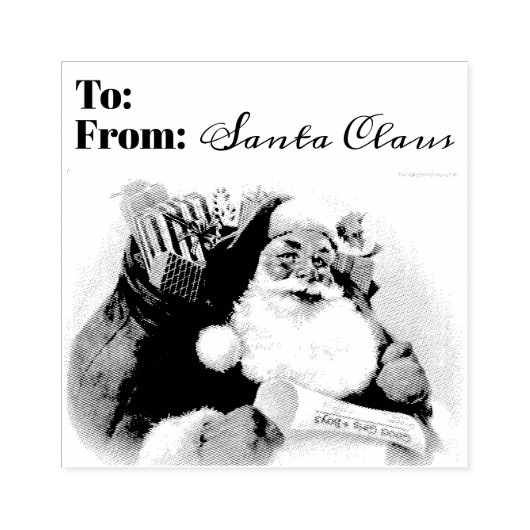 Tampons Encreurs Timbre du Père Noël (Impression)
