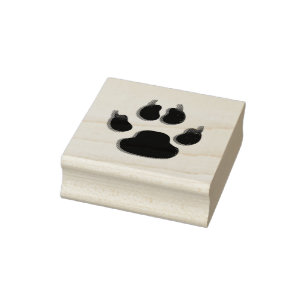 Tampons Encreurs Timbre Empreinte de patte de chien canine