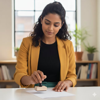 Tampons Encreurs Timbre en bois 1x2.5 personnalisé conçu pour votre