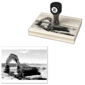 Tampons Encreurs Timbre En Bois D'Arche Délicat (Tamponné)