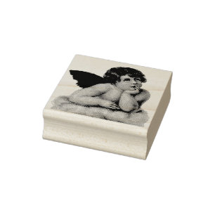 Tampons Encreurs Timbre en bois d'art d'ANGE