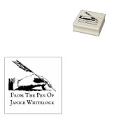 Tampons Encreurs Timbre en bois de l'écrivain personnalisé (Tamponné)