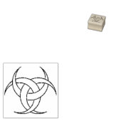 Tampons Encreurs Timbre en bois de Triple Lune (Tamponné)