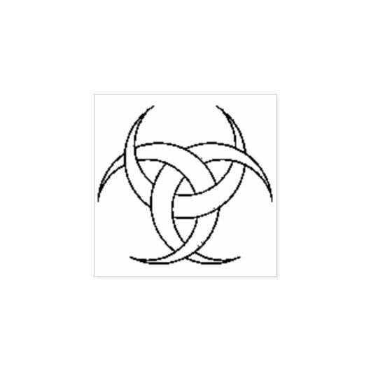 Tampons Encreurs Timbre en bois de Triple Lune (Impression)