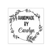 Tampons Encreurs Timbre En Bois Personnalisé "Fait À La Main" (Impression)