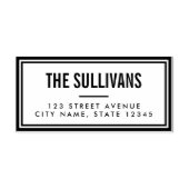 Tampons Encreurs Timbre en bois personnalisé moderne (Impression)