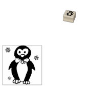 Tampons Encreurs Timbre en bois - pingouin (Tamponné)