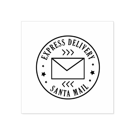 Tampons Encreurs Timbre en bois pour l'expédition express de courri (Impression)