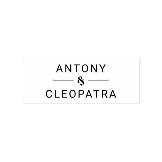 Tampons Encreurs Timbre en bois rustique avec surnoms pour l'usage  (Tamponné)