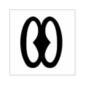 Tampons Encreurs Timbre en caoutchouc Adinkra en bois (Espoir) (Impression)