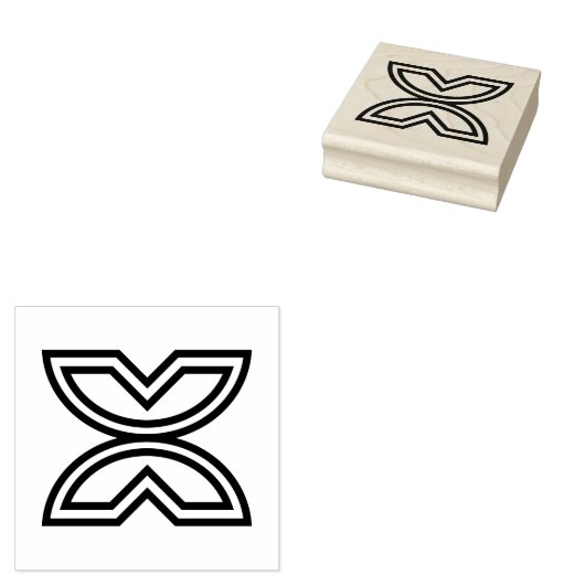 Tampons Encreurs Timbre en caoutchouc Adinkra en bois (Liberté) (Tamponné)