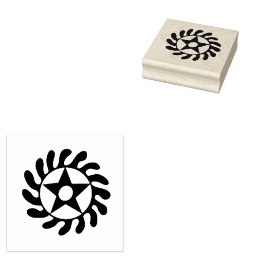 Tampons Encreurs Timbre en caoutchouc Adinkra en bois (transformati (Tamponné)