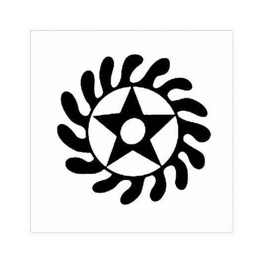 Tampons Encreurs Timbre en caoutchouc Adinkra en bois (transformati (Impression)
