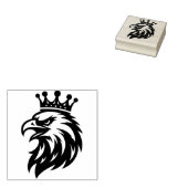 Tampons Encreurs Timbre en caoutchouc Aigle avec couronne (Tamponné)