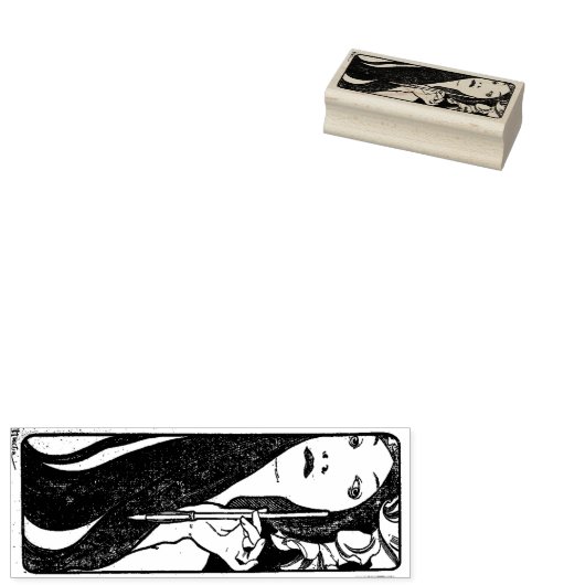 Tampons Encreurs Timbre en caoutchouc Alphonse Mucha (Tamponné)