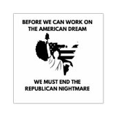 Tampons Encreurs Timbre en caoutchouc anti-Trump (Impression)