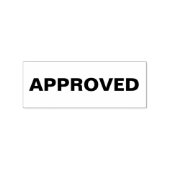 Tampons Encreurs Timbre en caoutchouc approuvé, estampille approuvé (Impression)