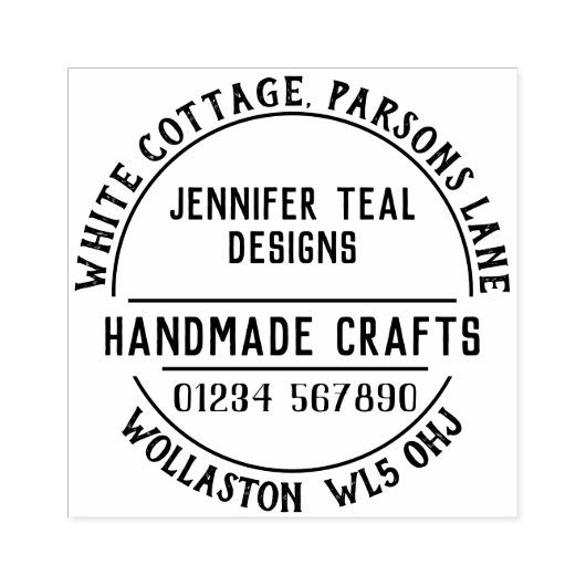 Tampons Encreurs Timbre en caoutchouc artisanal (Impression)