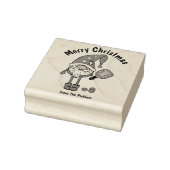 Tampons Encreurs Timbre en caoutchouc carré de Noël (Tampon)